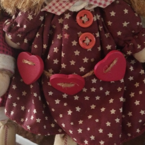 Vintage cloth Christmas angel & santa - Picture 4 of 8